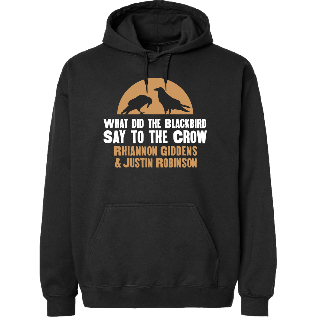 Black Blackbird Hooded Sweatshirt